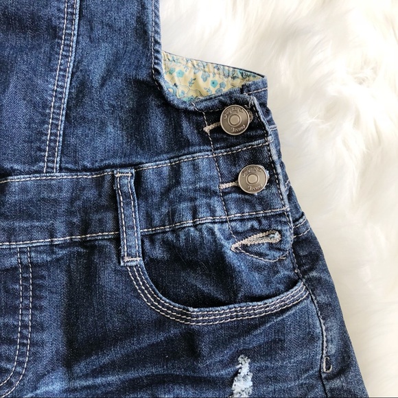 💋Papaya Denim Overall Shorts - Size 3/5💋 - Picture 3 of 7